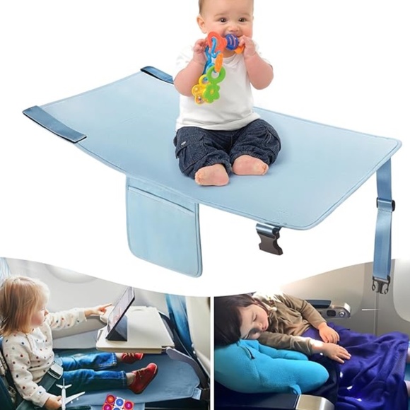 Toddler Airplane Bed, Kids Airplane Seat Extender Travel Essential - Picture 3 of 3